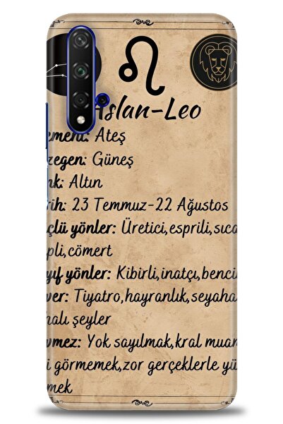 Rulet Aksesuar غطاء متوافق مع هاتف هواوي هونر مطبوع HD مطبوع + واقي شاشة سيرا...