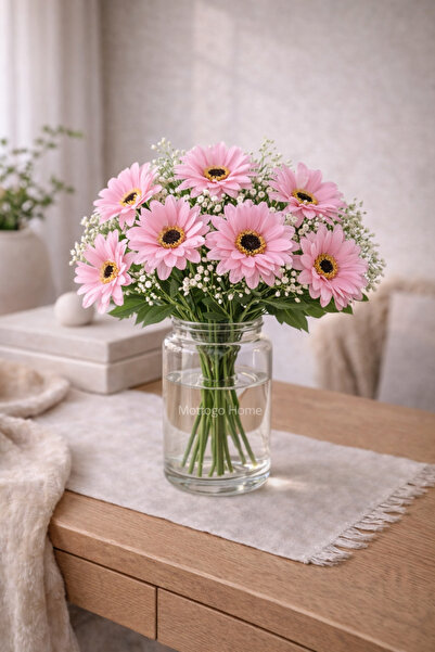 Mottogo Buchet de flori artificiale de stea – floare artificială decorativă