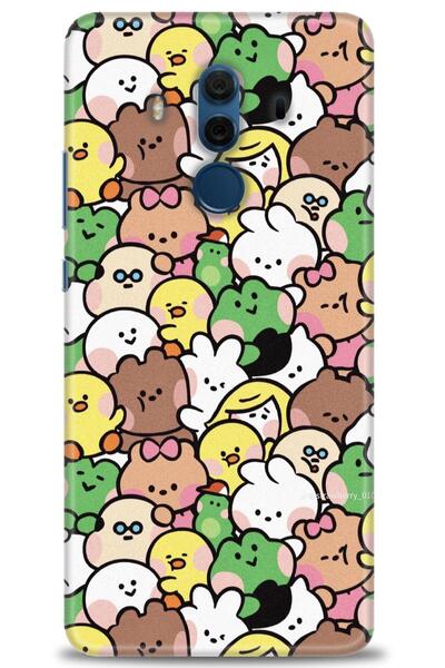 Rulet Aksesuar غطاء متوافق مع هاتف هواوي ميت 10 برو HD مطبوع - غطاء سيليكون م...