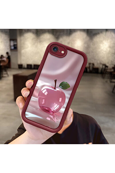 Hontinga حافظة هاتف ملونة من السيليكون متوافقة مع هاتف iPhone 7/8/SE 2020 202...