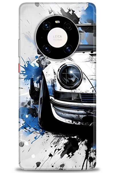 Rulet Aksesuar غطاء متوافق مع هاتف هواوي ميت 40 برو HD مطبوع - غطاء سيليكون م...