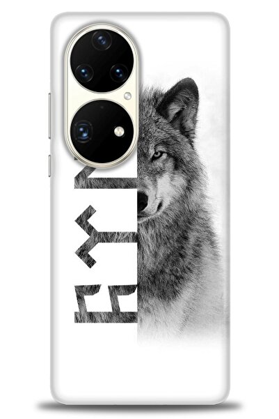 Rulet Aksesuar غطاء متوافق مع هاتف هواوي P50 Pro HD مطبوع - غطاء سيليكون مصمم...