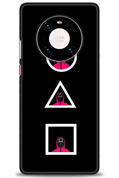 Rulet Aksesuar غطاء متوافق مع هاتف هواوي ميت 40 برو HD مطبوع - غطاء سيليكون م...