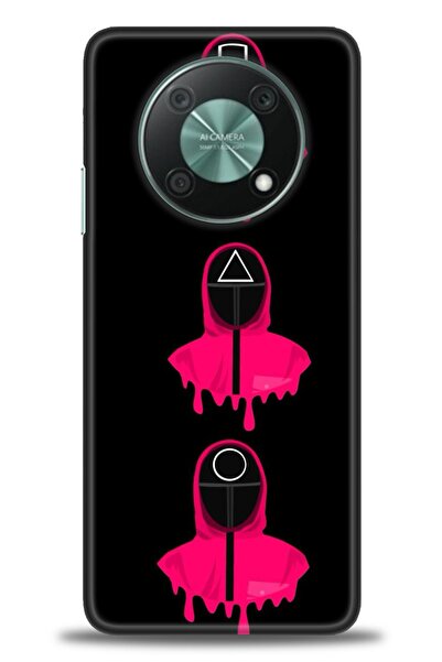 Rulet Aksesuar غطاء متوافق مع هاتف هواوي نوفا Y90 HD مطبوع - غطاء سيليكون مصم...