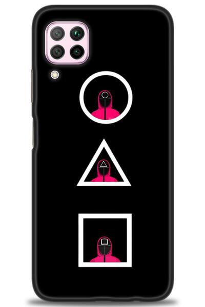 Rulet Aksesuar غطاء متوافق مع هاتف هواوي P40 لايت HD مطبوع - غطاء سيليكون بتص...