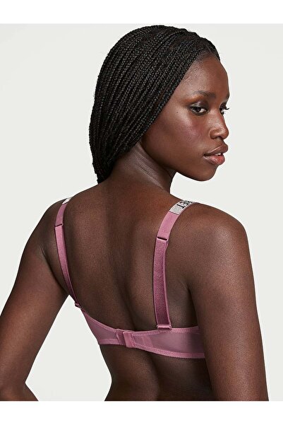 Victoria's Secret Işıltılı Askılı Dantelli Hafif Dolgu Destekli Dekolteli Dem...