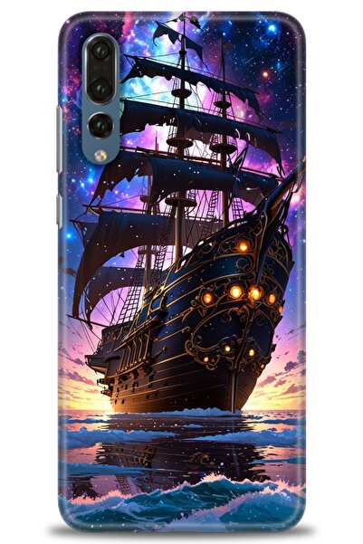 Rulet Aksesuar غطاء متوافق مع هاتف هواوي P20 Pro HD مطبوع - غطاء سيليكون مصمم...