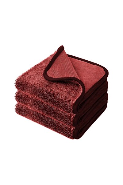 NEWMİX PREMİUM 600 GSM ÇİFT TARAFLI TWİSTED BEZ (KIRMIZI) 50x80