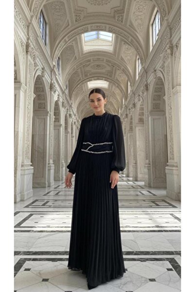 AbiyeSultan Kadın Tesettür Abiye - Hülya Taşlı Abiye - Şifon Abiye - Düğünlük...