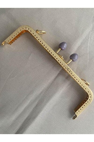 Sultan حقيبة معدنية مزينة بالخرز بطول 20 سم