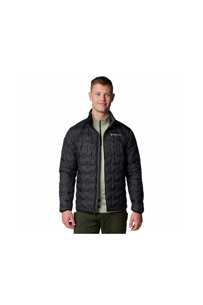 Columbia Delta Ridge ™   Ii down Jacket Men's Outdoor Coat (650 Fill Power Goose down) Black
