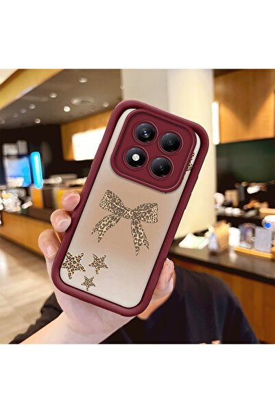 Hontinga جراب هاتف ملون مضاد للسقوط من السيليكون متوافق مع شاومي ريدمي نوت 14...