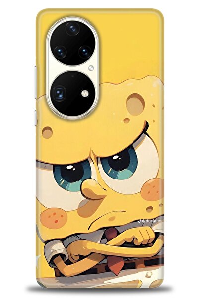 Rulet Aksesuar غطاء متوافق مع هاتف هواوي P50 Pro HD مطبوع - غطاء سيليكون مصمم...