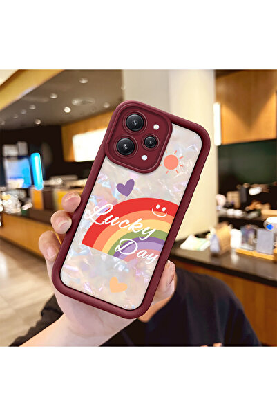 Hontinga حافظة هاتف Xiaomi Redmi 12 4G متوافقة مع مادة السيليكون المضادة للسق...