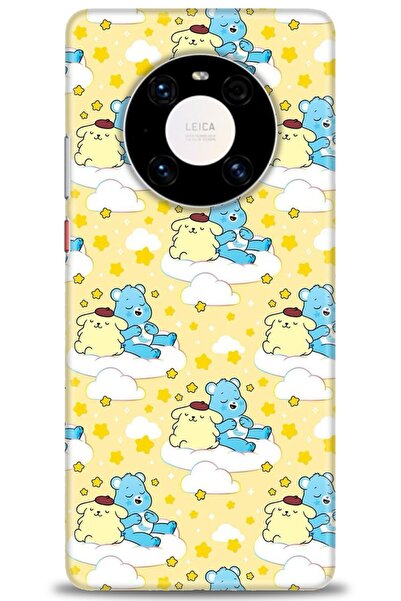 Rulet Aksesuar غطاء متوافق مع هاتف هواوي ميت 40 برو HD مطبوع - غطاء سيليكون م...