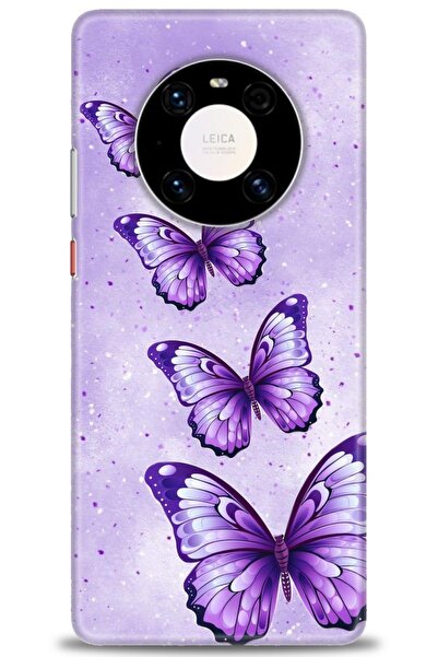 Rulet Aksesuar غطاء متوافق مع هاتف هواوي ميت 40 برو HD مطبوع - غطاء سيليكون م...