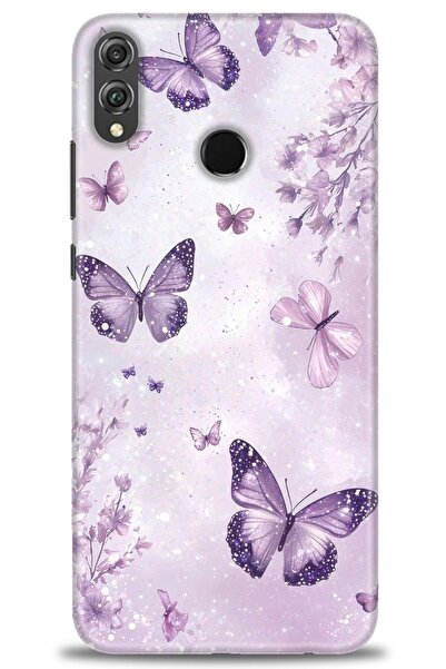 Rulet Aksesuar غطاء متوافق مع هاتف هواوي هونر 8X HD مطبوع - غطاء سيليكون مصمم...