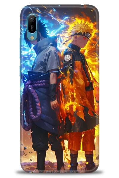 Rulet Aksesuar غطاء متوافق مع هاتف هواوي Y6 2019 HD مطبوع - غطاء سيليكون مصمم...