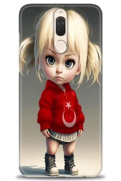 Rulet Aksesuar غطاء متوافق مع هاتف هواوي ميت 10 لايت HD مطبوع - غطاء سيليكون ...