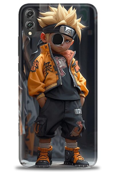 Rulet Aksesuar غطاء متوافق مع هاتف هواوي هونر 8X HD مطبوع - غطاء سيليكون مصمم...