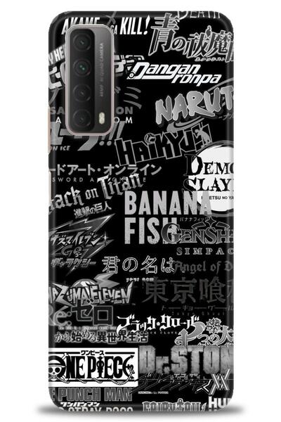 Rulet Aksesuar حافظة متوافقة مع هاتف هواوي بي سمارت 2021 HD مطبوع + واقي شاشة...