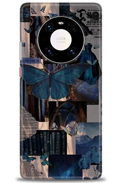 Rulet Aksesuar غطاء متوافق مع هاتف هواوي ميت 40 برو HD مطبوع - غطاء سيليكون م...