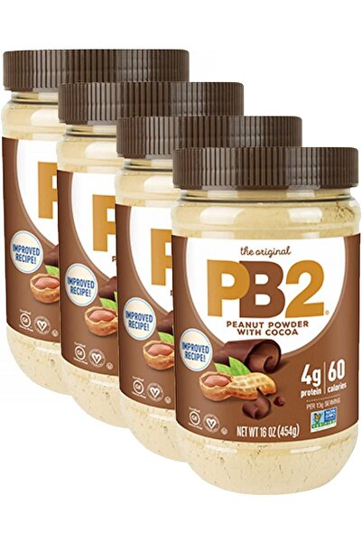 PB2 Bell Plantation Powdered Peanut Butter Chocolate 16 oz(Pack of 4)