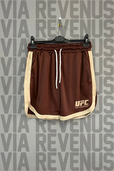 Vordevia Ufc Ulti Printed Piped Detail Jarse Sports Training Shorts