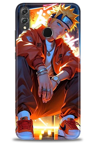 Rulet Aksesuar غطاء متوافق مع هاتف هواوي هونر 8X HD مطبوع - غطاء سيليكون مصمم...