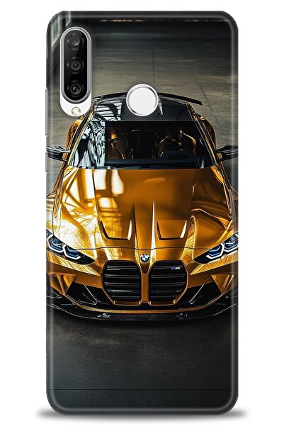 Rulet Aksesuar غطاء متوافق مع هاتف هواوي P30 لايت HD مطبوع - غطاء سيليكون مصم...