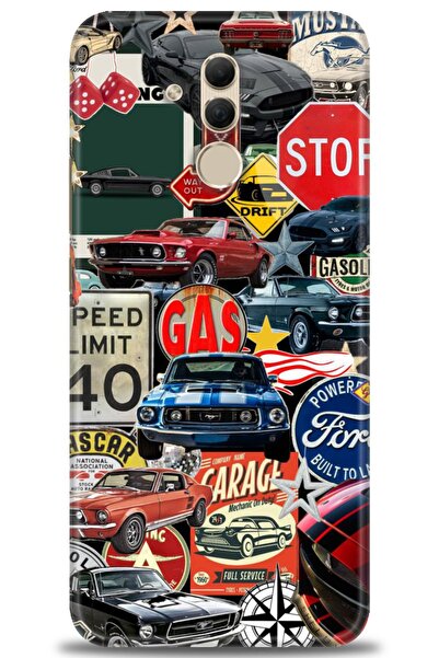 Rulet Aksesuar غطاء متوافق مع هاتف هواوي ميت 20 لايت HD مطبوع - غطاء سيليكون ...