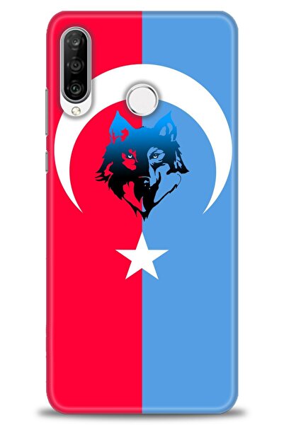 Rulet Aksesuar غطاء متوافق مع هاتف هواوي P30 لايت HD مطبوع - غطاء سيليكون مصم...