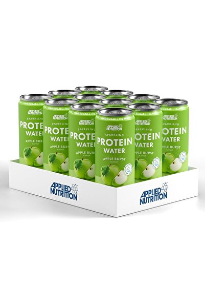 applied nutrition مياه بروتين فوارة بنكهة التفاح المنعش، مع فيتامين سي وماء ج...