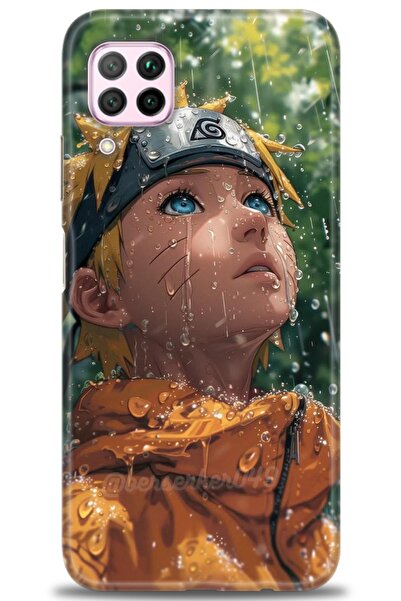 Rulet Aksesuar غطاء متوافق مع هاتف هواوي P40 لايت HD مطبوع - غطاء سيليكون بتص...