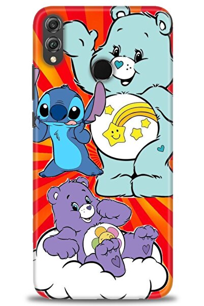 Rulet Aksesuar غطاء متوافق مع هاتف هواوي هونر 8X HD مطبوع - غطاء سيليكون مصمم...