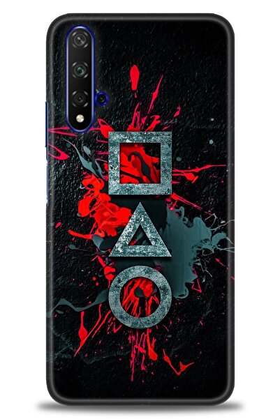 Rulet Aksesuar غطاء متوافق مع هاتف هواوي هونر مطبوع HD - غطاء سيليكون بتصميم ...