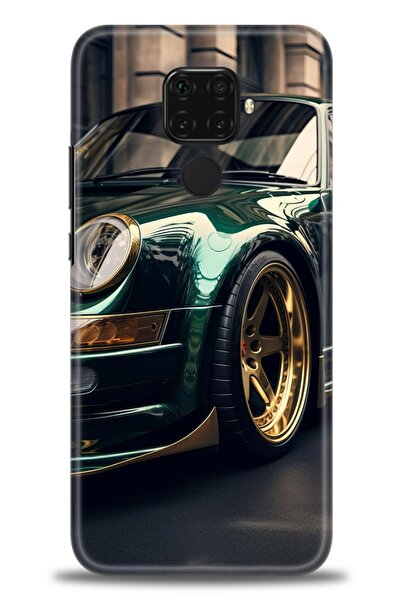 Rulet Aksesuar غطاء متوافق مع هاتف هواوي ميت 30 لايت HD مطبوع - غطاء سيليكون ...