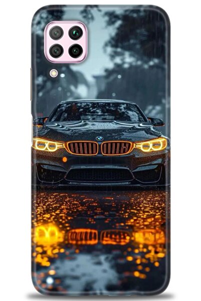 Rulet Aksesuar غطاء متوافق مع هاتف هواوي P40 لايت HD مطبوع - غطاء سيليكون مصم...