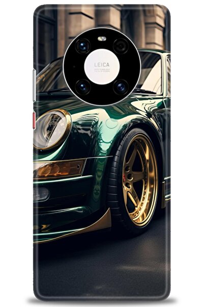 Rulet Aksesuar غطاء متوافق مع هاتف هواوي ميت 40 برو HD مطبوع - غطاء سيليكون م...