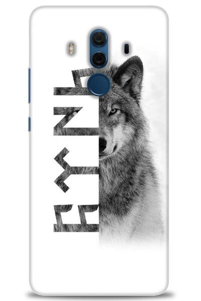 Rulet Aksesuar غطاء متوافق مع هاتف هواوي ميت 10 برو HD مطبوع - غطاء سيليكون م...