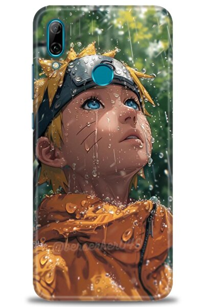 Rulet Aksesuar غطاء متوافق مع هاتف هواوي بي سمارت 2019 HD مطبوع - غطاء سيليكو...