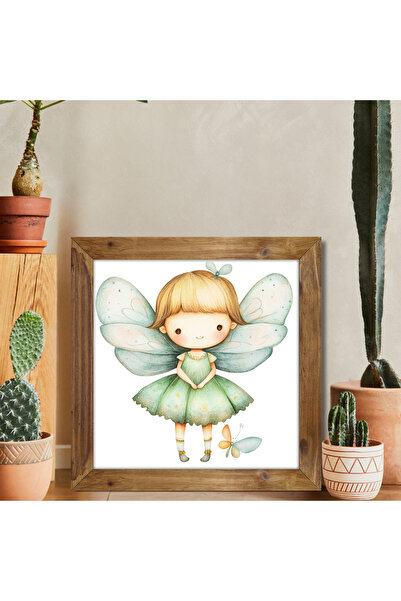 woodhomeworks One Piece Real Wooden Framed Decor Table Square