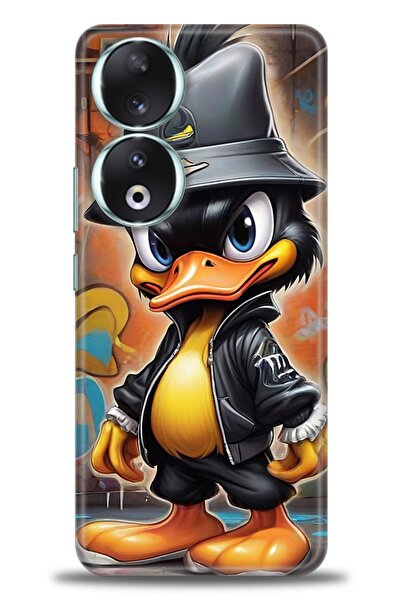 Rulet Aksesuar غطاء متوافق مع هاتف هواوي هونر مطبوع HD - غطاء سيليكون مصمم - 256