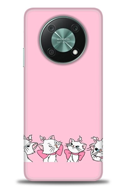 Rulet Aksesuar غطاء متوافق مع هاتف هواوي نوفا Y90 HD مطبوع - غطاء سيليكون مصم...