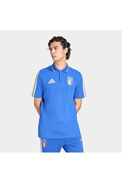 adidas Italy Dna Men's Blue Polo T-Shirt (Jz2063)