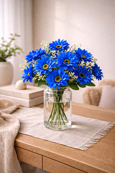 Mottogo Buchet de flori artificiale de stea – floare artificială decorativă