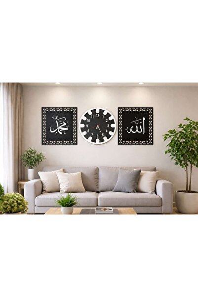 yucisaatleri Salon ve Oda için Duvar saati kişiye özel olarak saat 40cm yanda...
