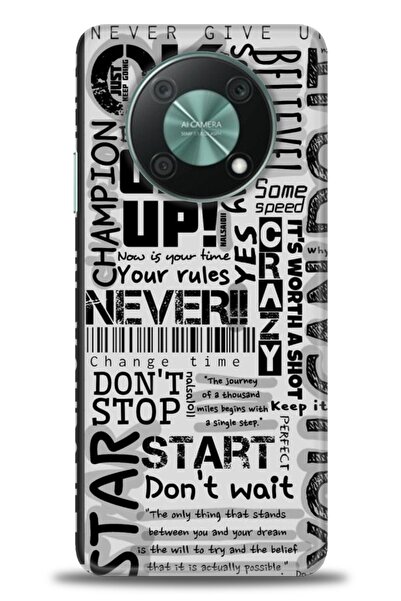 Rulet Aksesuar غطاء متوافق مع هاتف هواوي نوفا Y90 HD مطبوع - غطاء سيليكون مصم...