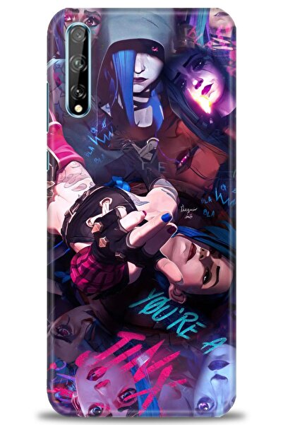 Rulet Aksesuar غطاء متوافق مع هاتف هواوي بي سمارت اس اتش دي مطبوع - غطاء سيلي...