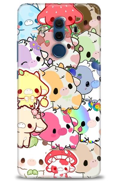 Rulet Aksesuar غطاء متوافق مع هاتف هواوي ميت 10 برو HD مطبوع - غطاء سيليكون م...